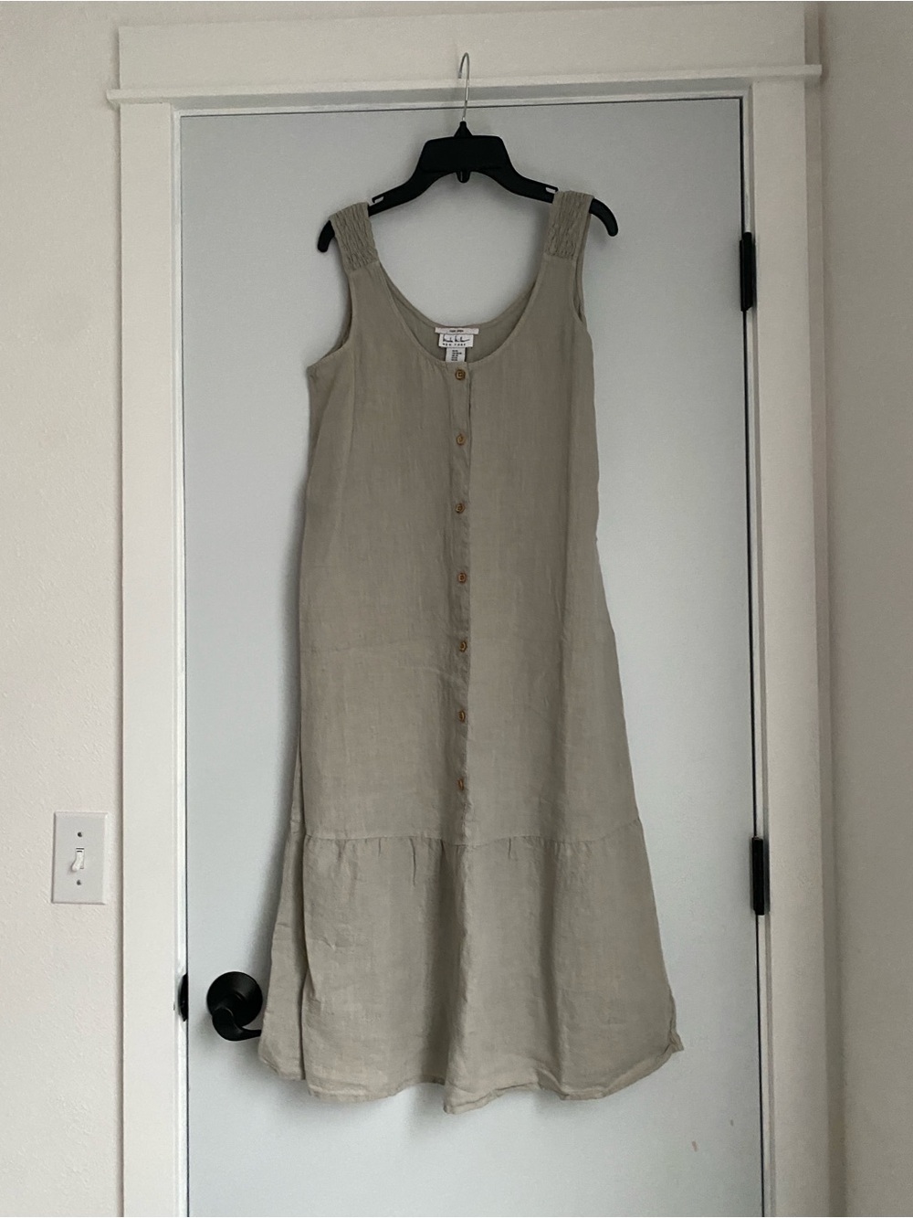 nicole miller new york 100% linen dress
